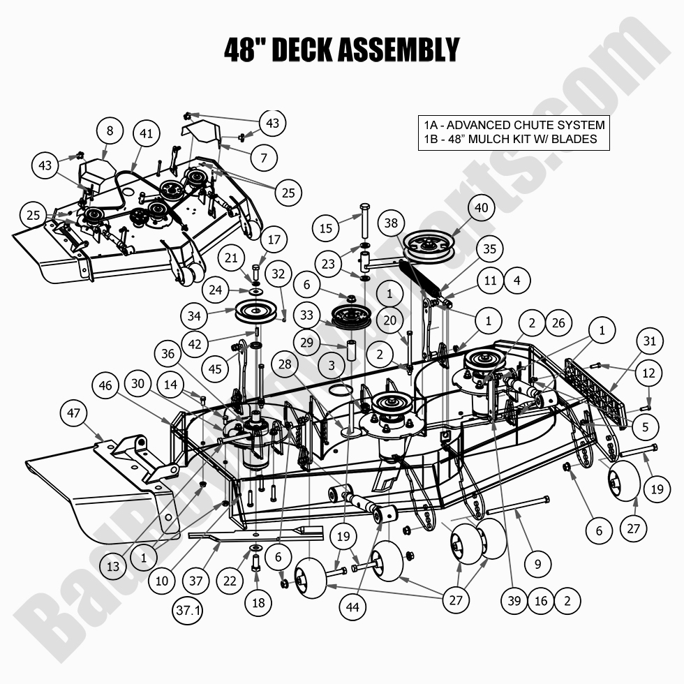 2021 Revolt - 48" Deck Assembly